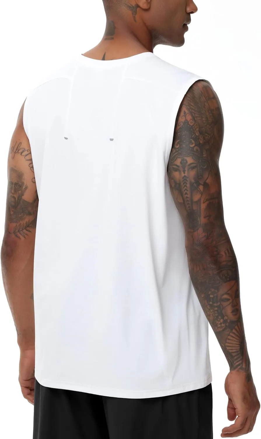 THE GYM PEOPLE Men's Workout Tank Top UPF 50  Sleeveless Quick Dry Athletic Shirts Casual Running Muscle Shirts