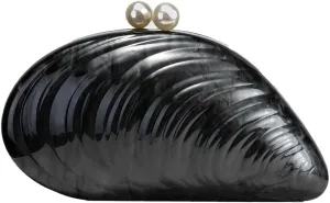 Trendy Wedding & Evening Clutch - Asymmetric Shell-Shaped Acrylic Single-Shoulder & Crossbody Bag