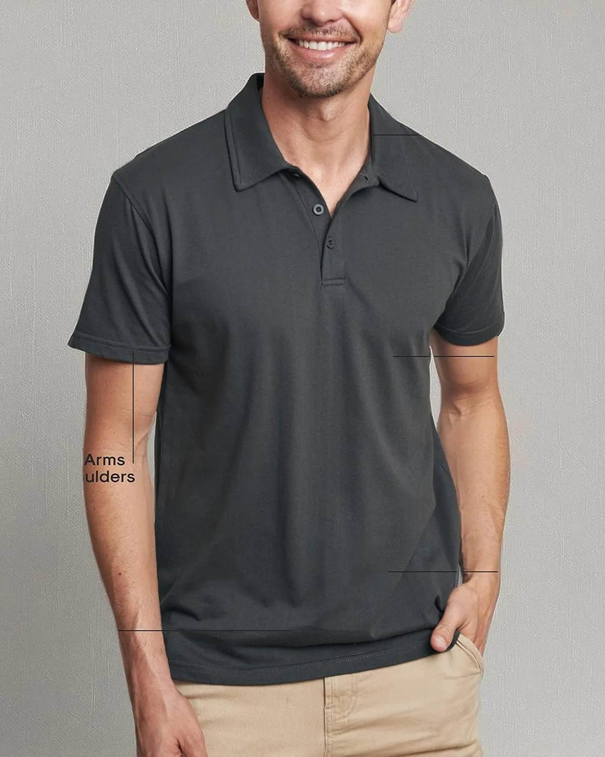 True Classic Short Sleeve Polo Shirts for Men - Cotton Men's Polo Shirts, Golf Shirt & Custom Polo - Collared Short Sleeve