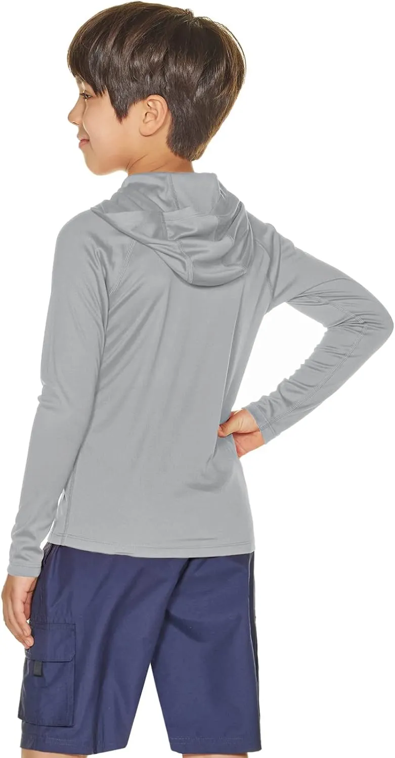 TSLA Kids Youth UPF 50  Long Sleeve T-Shirt, Athletic Sports Dry Fit Sun Shirts, UV Sun Portection Fishing Shirts