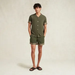 VALBONNE ECOVERO SIGNATURE SHIRT - KHAKI