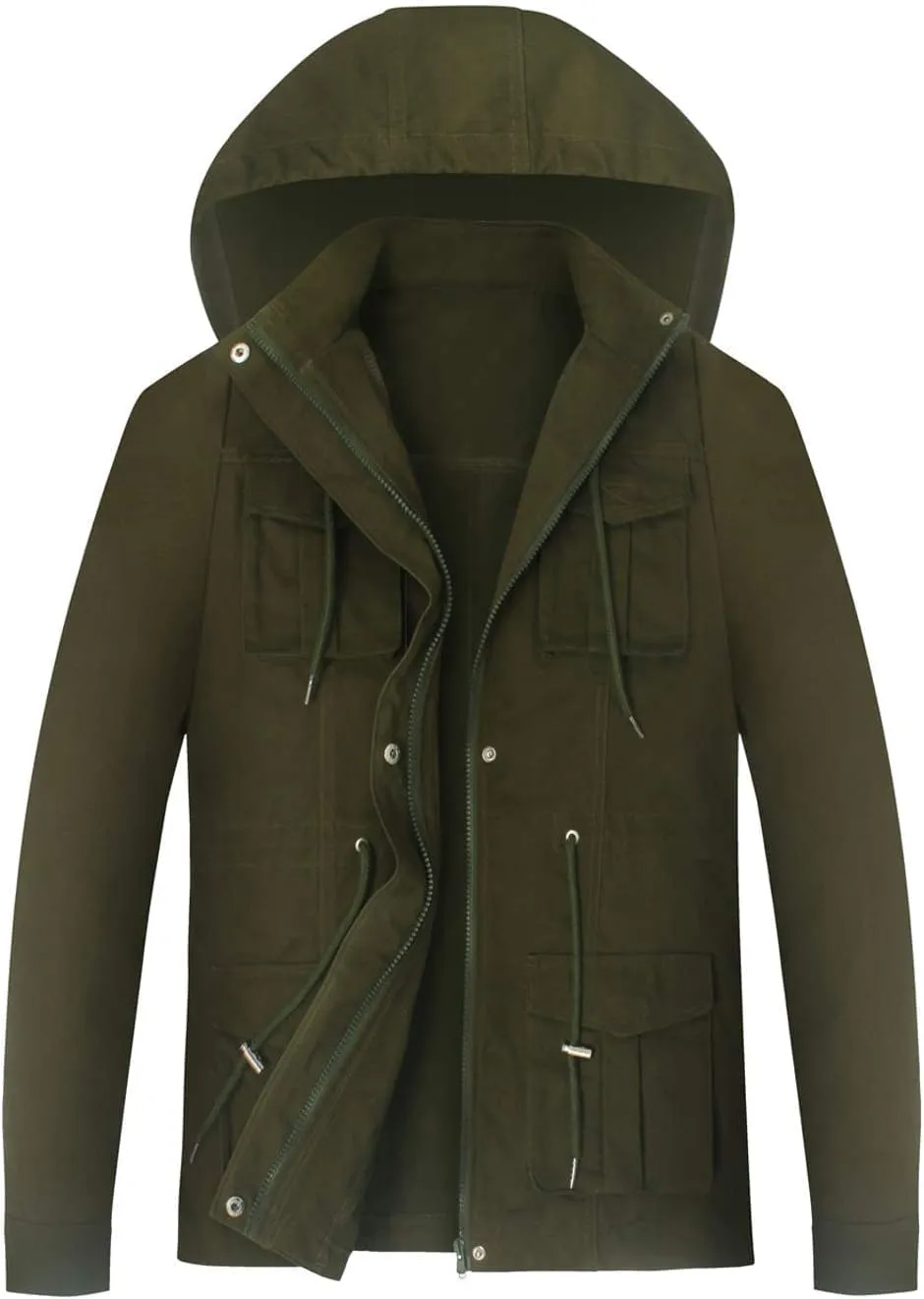 VisiChenup Camo Jacket for Women Lightweight Casual Long Sleeves Camouflage Coat with Pocket