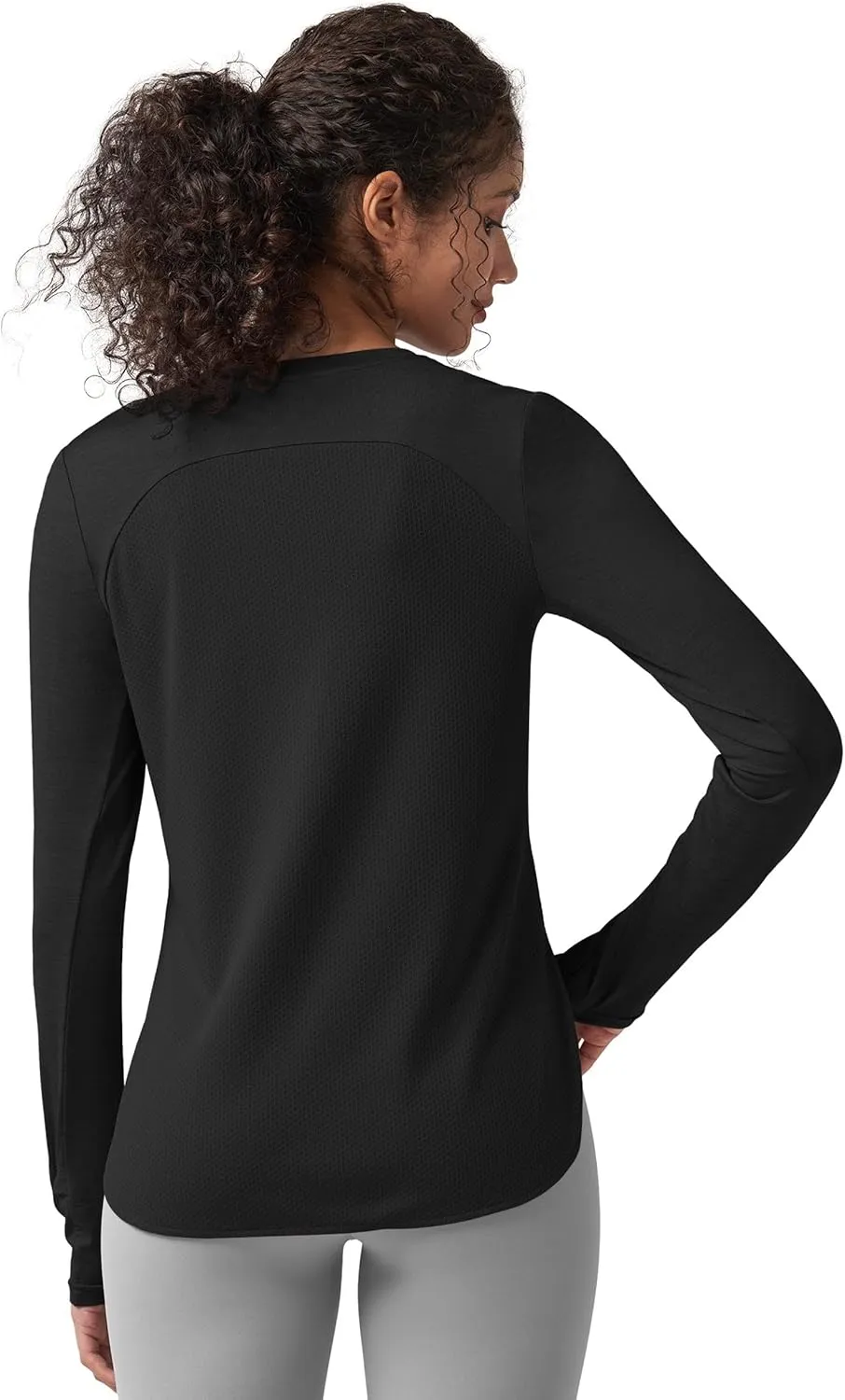Willit Women's Long Sleeve Workout Tops Running Athletic Quick Dry Shirts Lightweight Yoga Gym T-Shirts UPF 50 