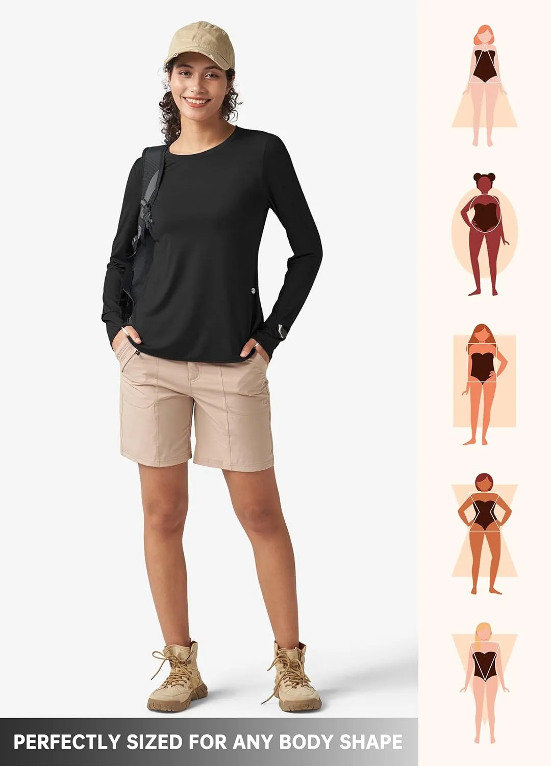 Willit Women's Long Sleeve Workout Tops Running Athletic Quick Dry Shirts Lightweight Yoga Gym T-Shirts UPF 50 