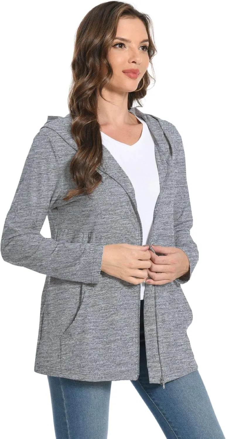 Women Post Mastectomy Shirts with Drain Pockets Nephrostomy Bag Breast Rotator Cuff Recovery Long Sleeve Zip Up Shirts