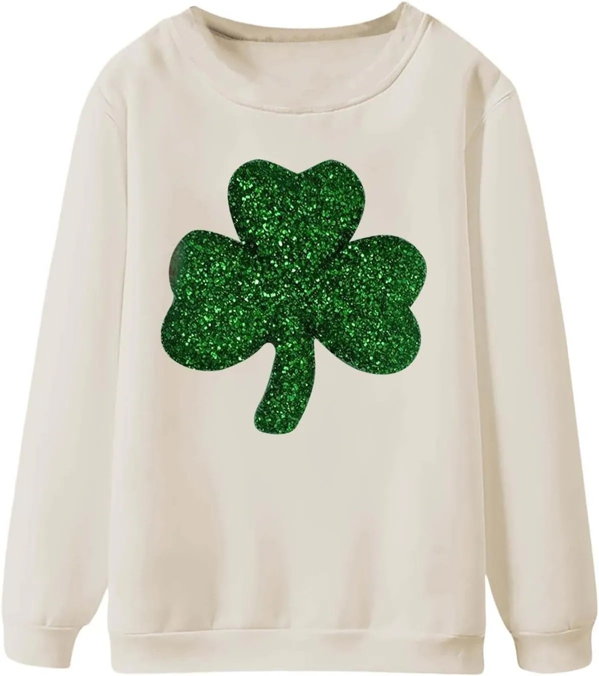 Womens Crewneck Sweatshirts Funny Saint Patricks Day Hoodies Irish Sweatshirts for St Pattys Day Party Fun Hoodie