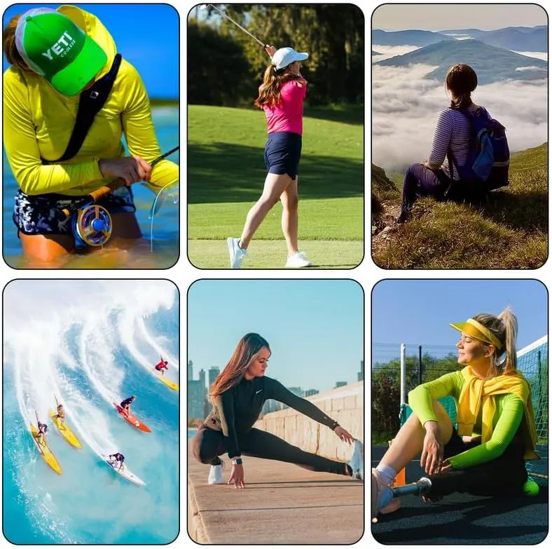 Women's Long Sleeve Shirts UPF 50  UV Workout Sun Shirts Lightweight Quick Dry Tops Outdoor Clothing for Hiking Fishing