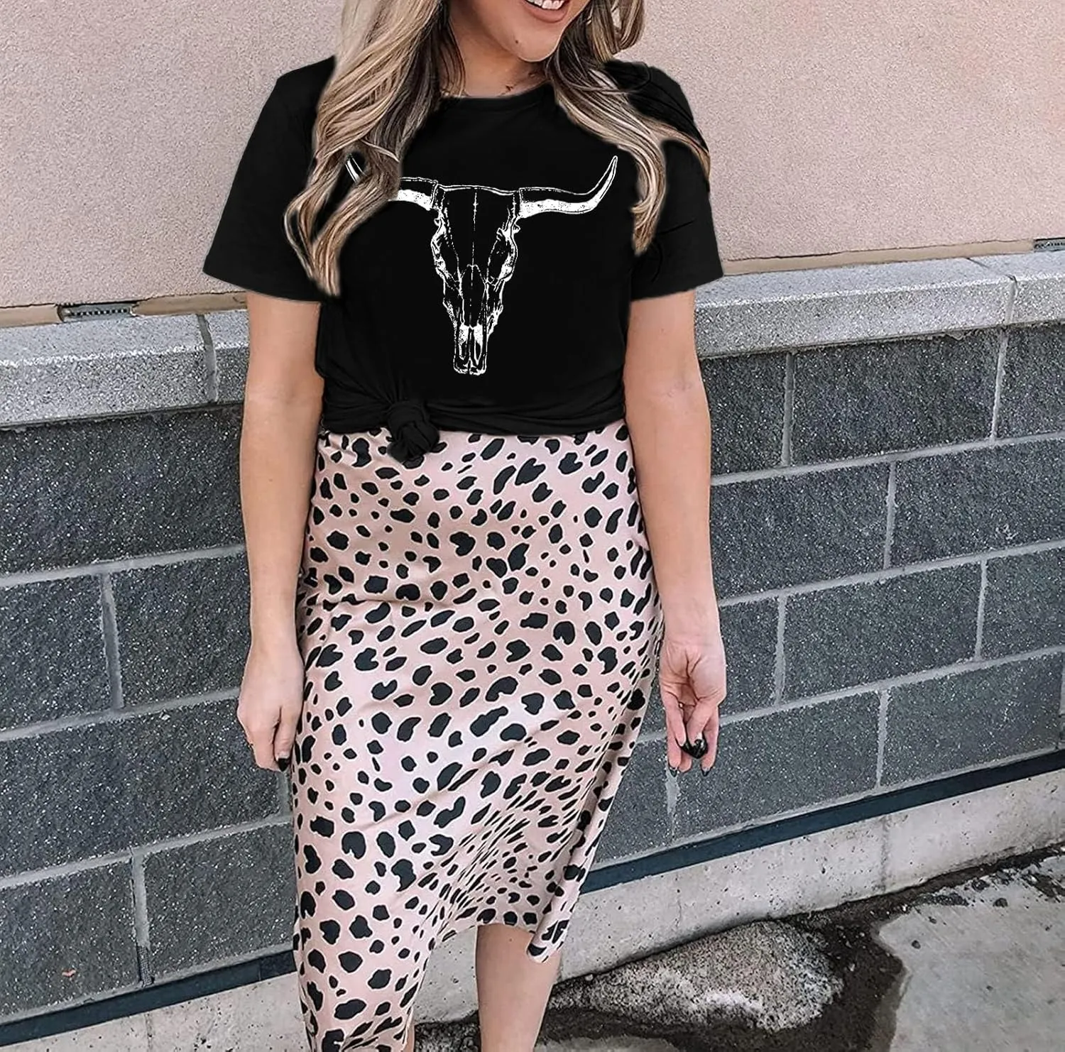 Womens Western Cowgirls Graphic Shirts Teen Girls Cute Country Music Short Sleeve Tshirt Tees