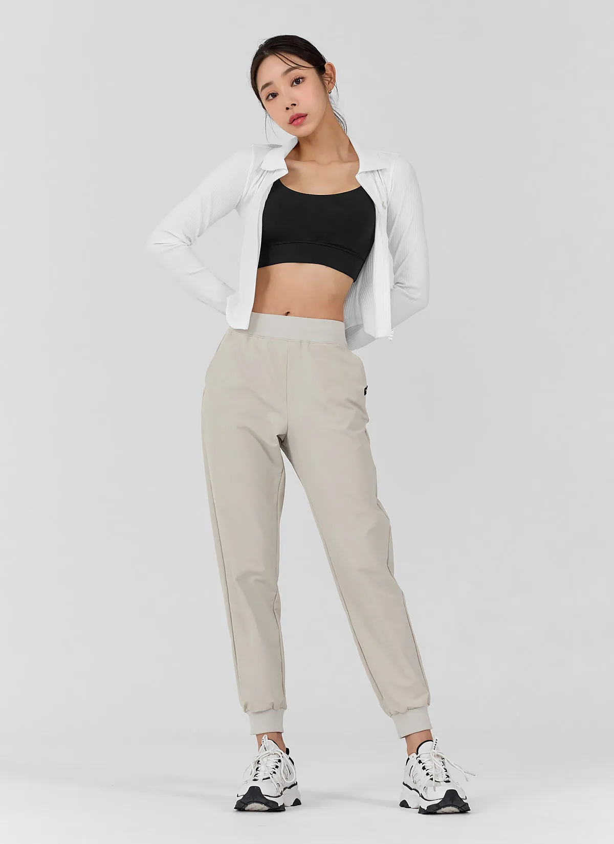 Woven Stretch Napping Jogger Pants
