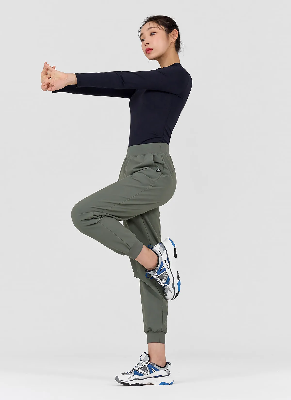 Woven Stretch Napping Jogger Pants