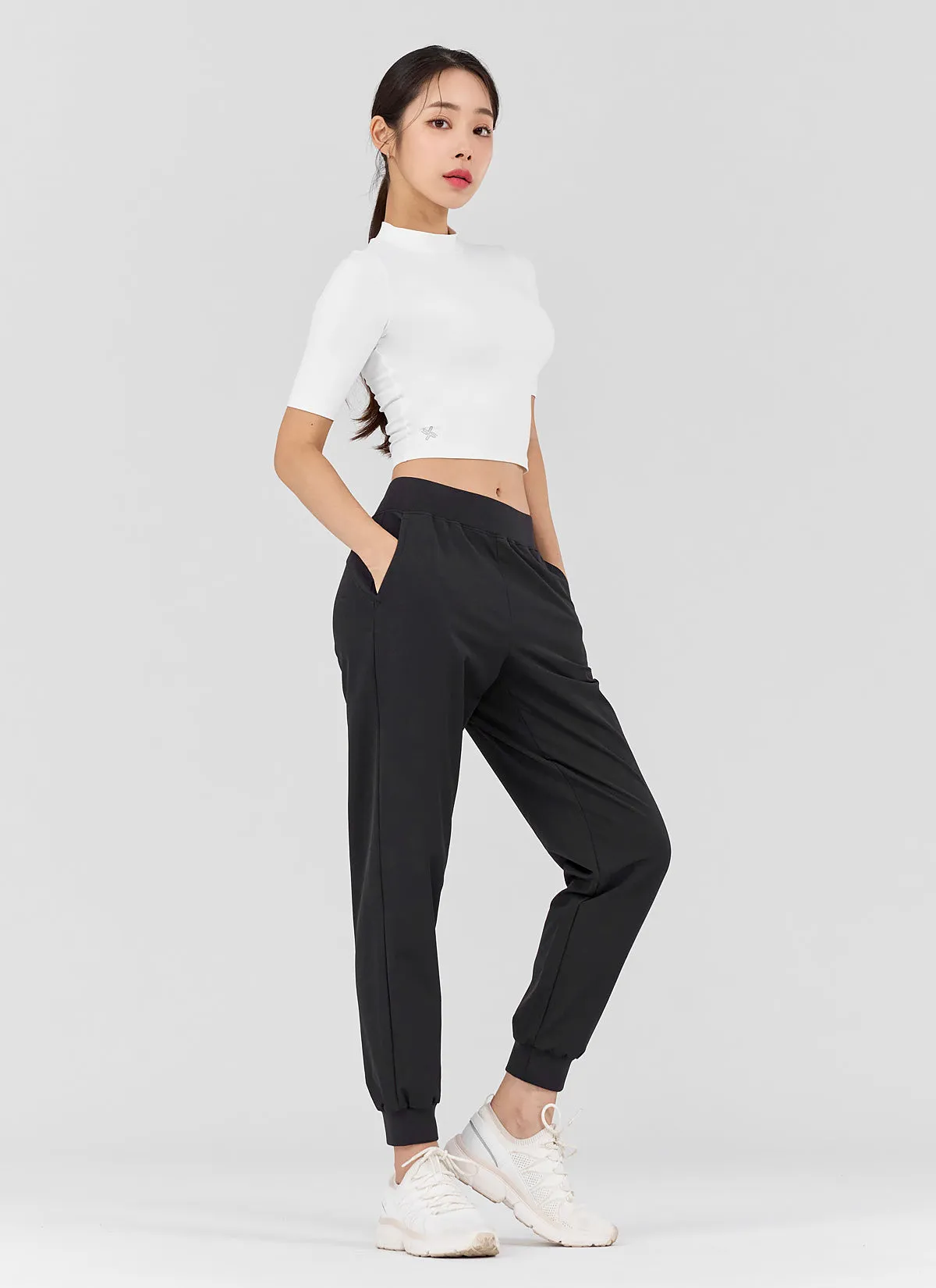 Woven Stretch Napping Jogger Pants