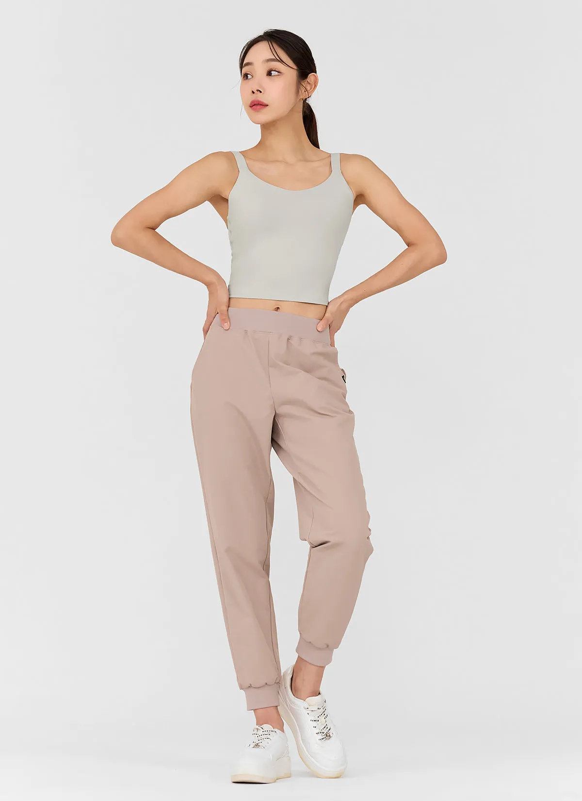 Woven Stretch Napping Jogger Pants