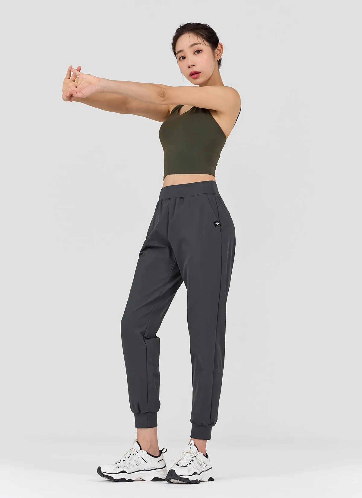 Woven Stretch Napping Jogger Pants