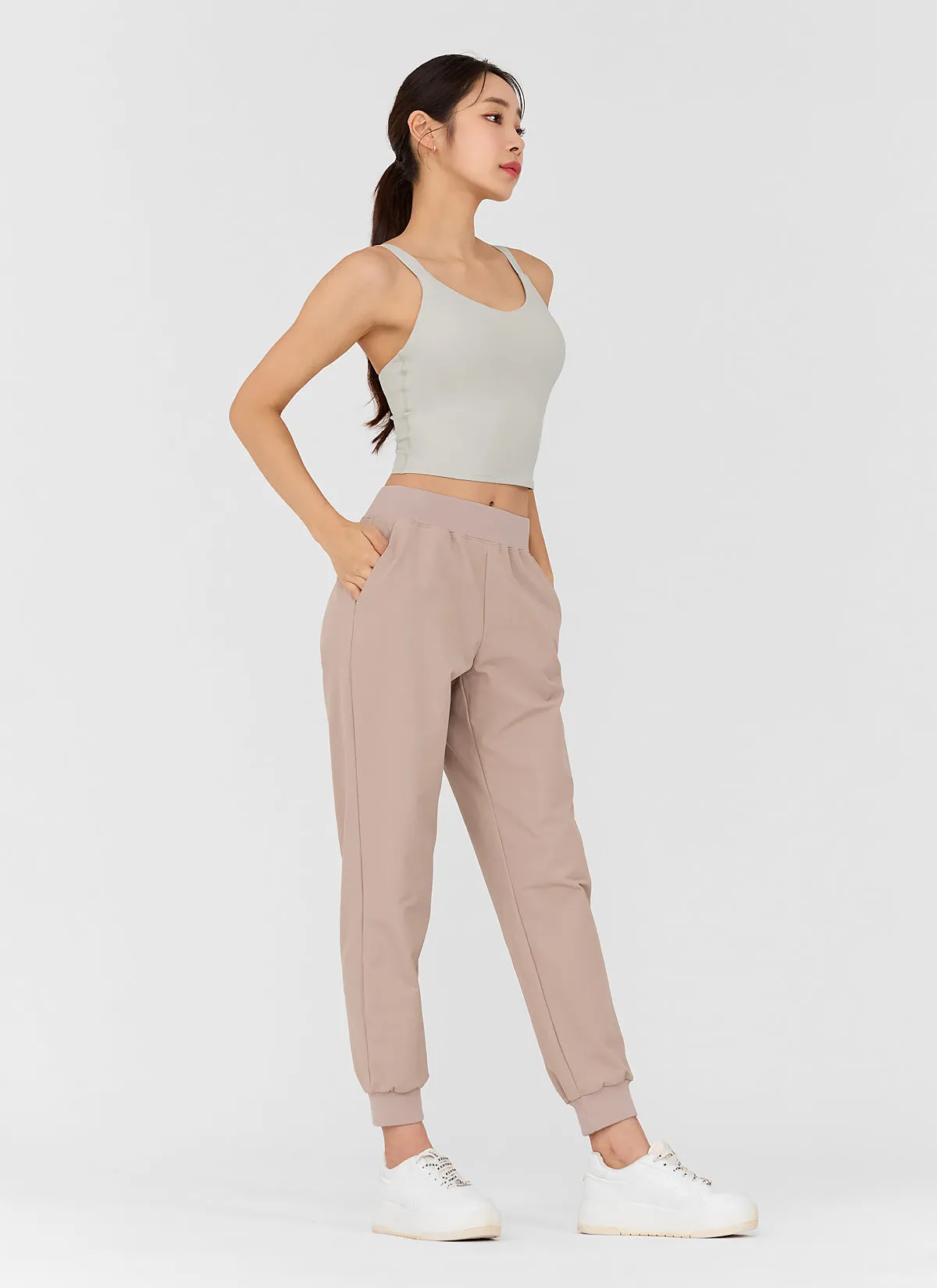 Woven Stretch Napping Jogger Pants