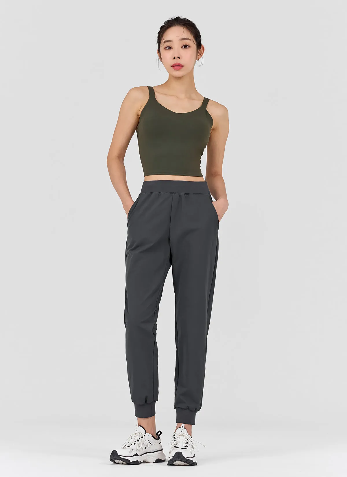 Woven Stretch Napping Jogger Pants