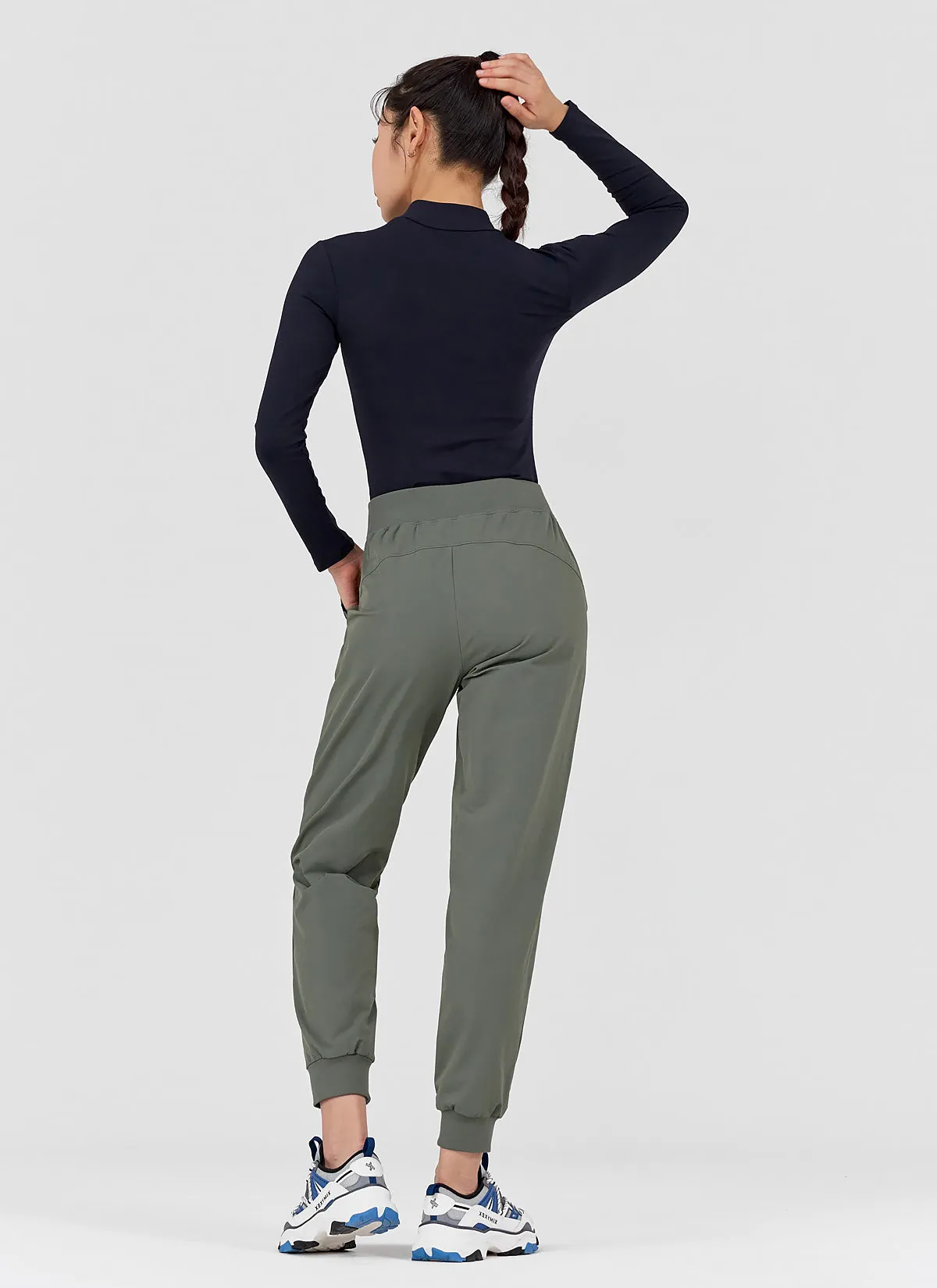 Woven Stretch Napping Jogger Pants