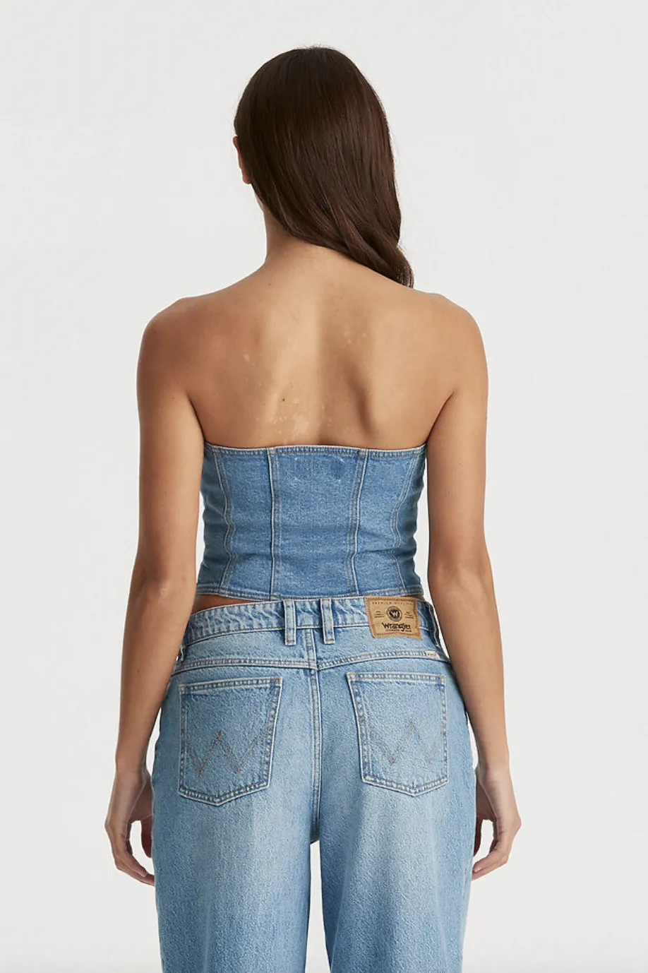 WRANGLER GOLDIE BUSTIER - STONEY BLUE